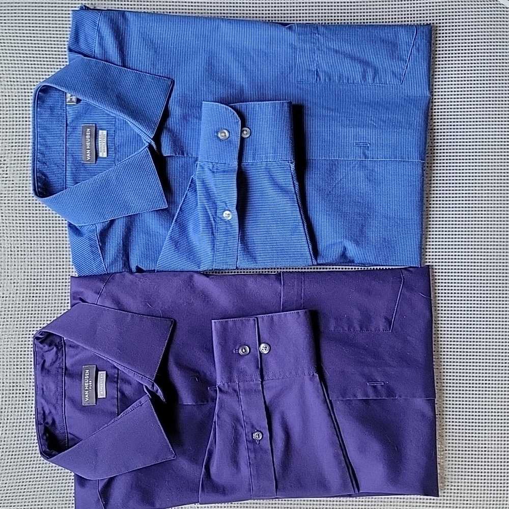 2 - Van Heusen long sleeve shirts